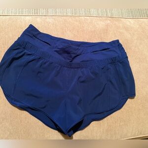 Navy blue Lululemon Running Shorts Size 8